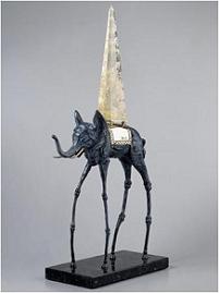 Salvador Dali Elephant Spatial Bronze