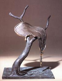 Salvador Dali Profile du Temps Bronze