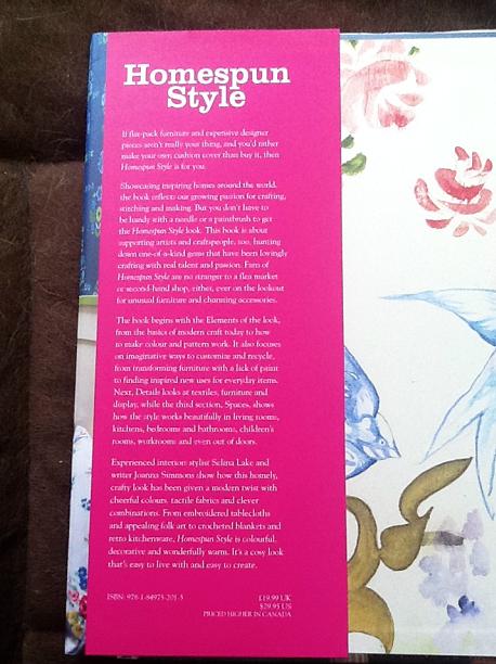 Homespun Style Hardcover Book