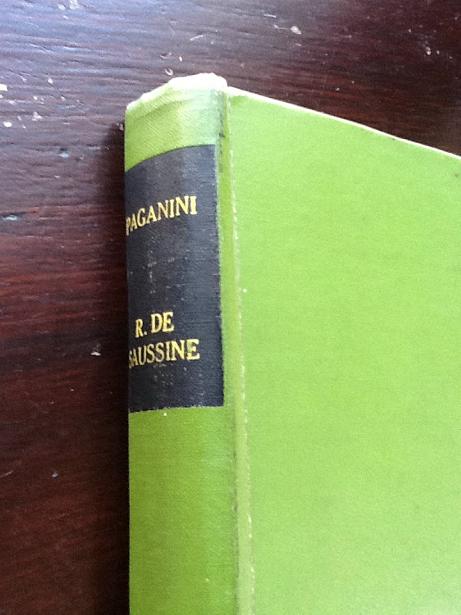 Paganini by Renee De Saussine Book