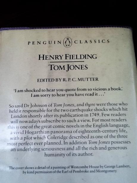 Penguin Classics Henry Fielding Tom Jones Book