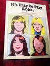 Abba It's Easy to Play Abba piano/vocal/guitar chord symbols book