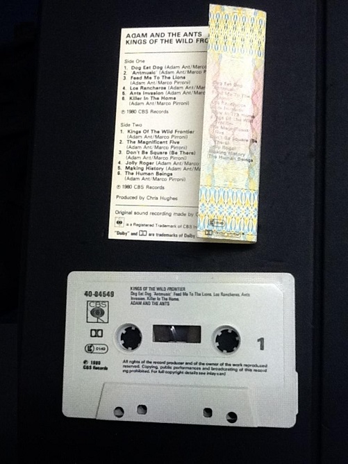 Adam And The Ants Kings Of The Wild Frontier Cassette