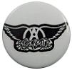 Aerosmith - 'Logo White' Button Badge