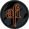 afi - round embroidered patch