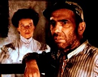 humphrey bogart and katharine hepburn in the african queen