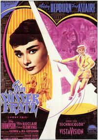 audrey hepburn funny face german poster