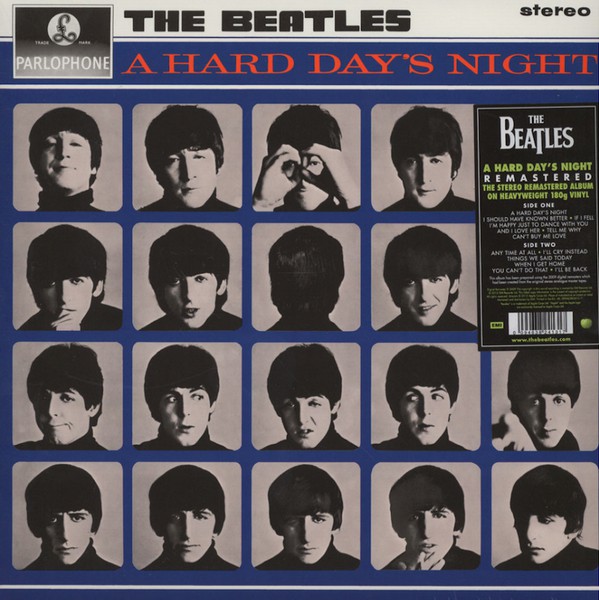 The Beatles A Hard Day's Night Vinyl, LP, Album, Reissue, Remastered, Stereo, 180 Gram (UK & Europe) (2012)