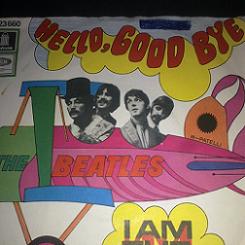 Beatles Hello Goodbye German 1967 Green Odeon Label 7