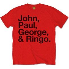 Beatles Official T Shirts Tees