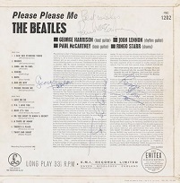 The Beatles Please Please Me Signed LP