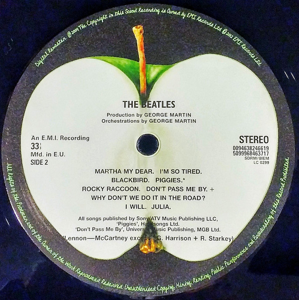 The Beatles The Beatles 2 × Vinyl, LP, Album, Reissue, Remastered, Stereo, 180 Gram, Gatefold Sleeve (UK & Europe) (2012)