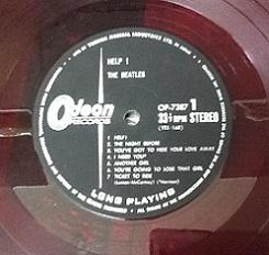 The Beatles Help Japanese Red Vinyl LP.