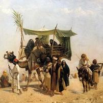 Beavis Pilgrims en Route to Mecca Canvas Print