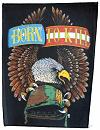 born to kill eagle giant back patch
