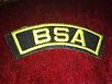bsa shoulder embroidered patch