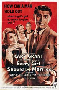 Cary Grant Every Girl Should Be Married B Movie Poster
