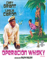 Cary Grant Father Goose Spanish Movie Poster