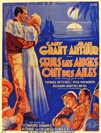 Cary Grant Only Angels Have Wings French Movie Poster