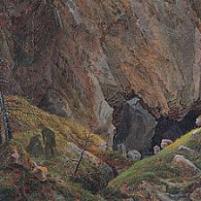 Caspar David Friedrich - Canyon In The Resin Fine Art Print