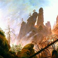 Caspar David Friedrich - Rocky Ravine Fine Art Print