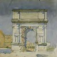 Charles Rennie Mackintosh - Rome, Arch of Titus, 1891