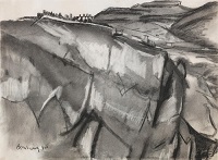 David Bomberg The Great Rock, Ronda, Spain