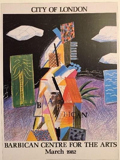 David Hockney Barbican Centre Poster