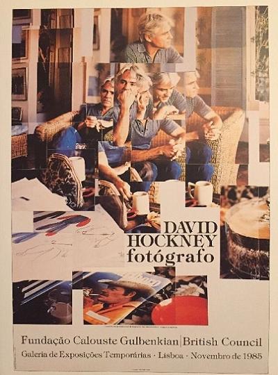 David Hockney Fotografo Exhibition Poster