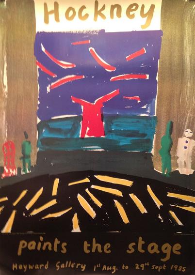 David Hockney Paints the Stage Poster
