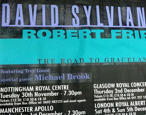 David Sylvian & Robert Fripp - The Road to Graceland 93 Giant Poster