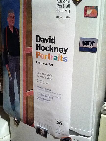 David Hockney Portraits Poster