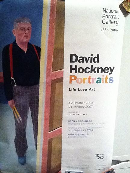 David Hockney Portraits Poster
