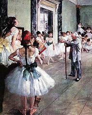 Degas Ballet Class Print