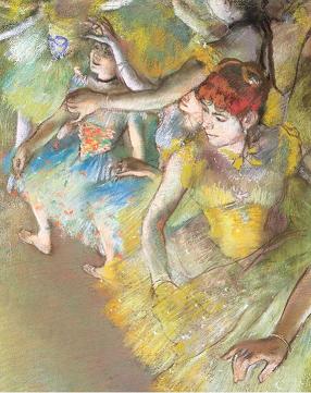 Degas Ballet Dancers on the Stage Print