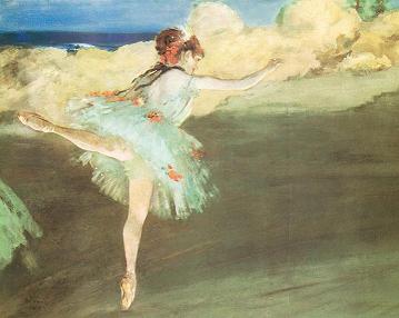 Degas The Star: Dancer on Point Print