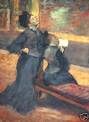 Degas Visit to a Museum Print