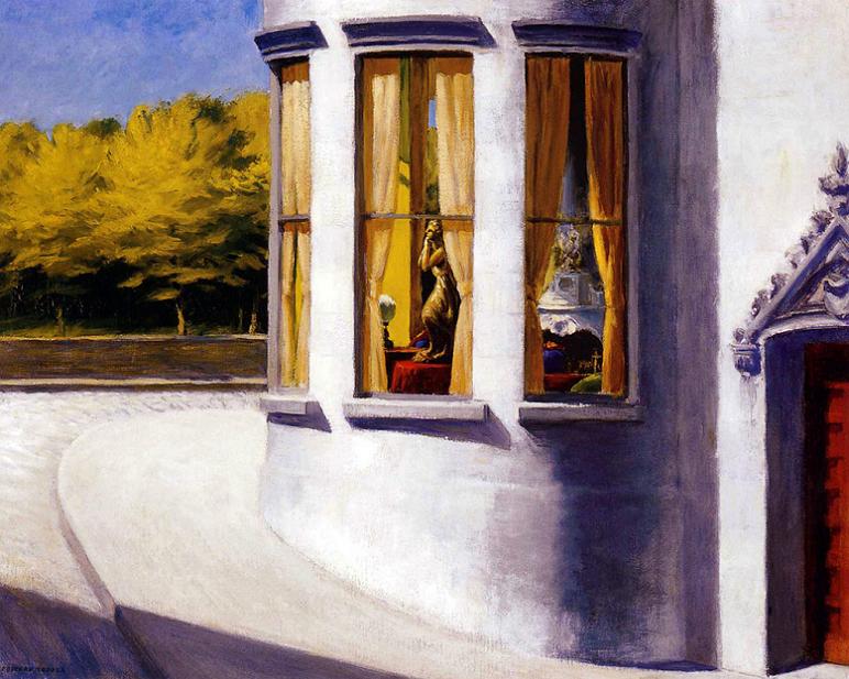 Edward Hopper August In The City 24 Inch Canvas Print