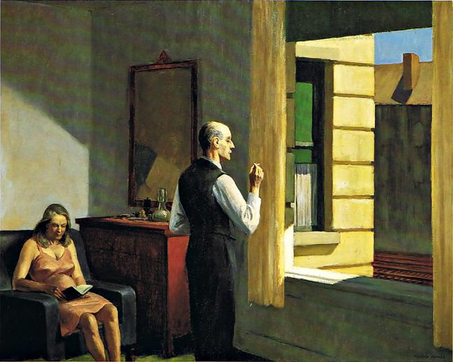 Edward Hopper Hotel by the Railroad 24 Inch Canvas Print