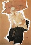Egon Schiele Scornful Woman Print