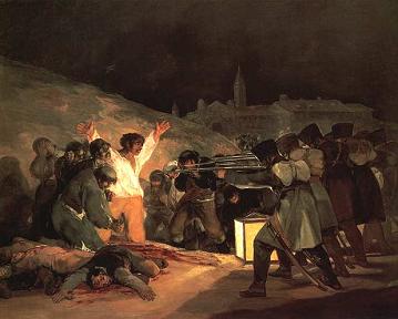 Goya Execution of the Defenders of Madrid 3rd May 1808