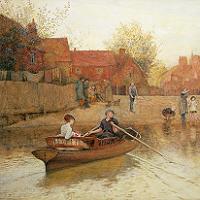 Fredrick Walker - Marlow Ferry Fine Art Print