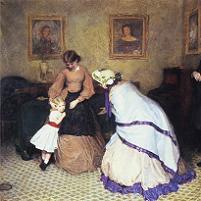 Fredrick Walker - Strange Faces Fine Art Print