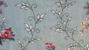 French Multicolour Floral Cotton Fabric, Suitable for Curtains
