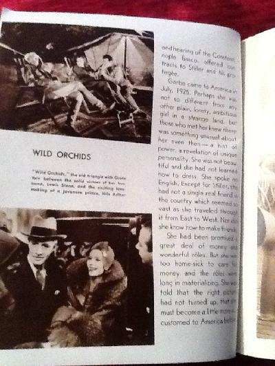 Greta Garbo Screen Star Library Book