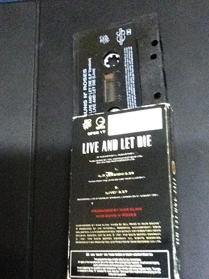 Guns N Roses Live And Let Die Cassette Single