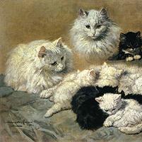 Henriette Ronner-Knip - Cats and Kittens
