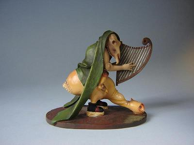 Bosch Monster with Harp Sculpture