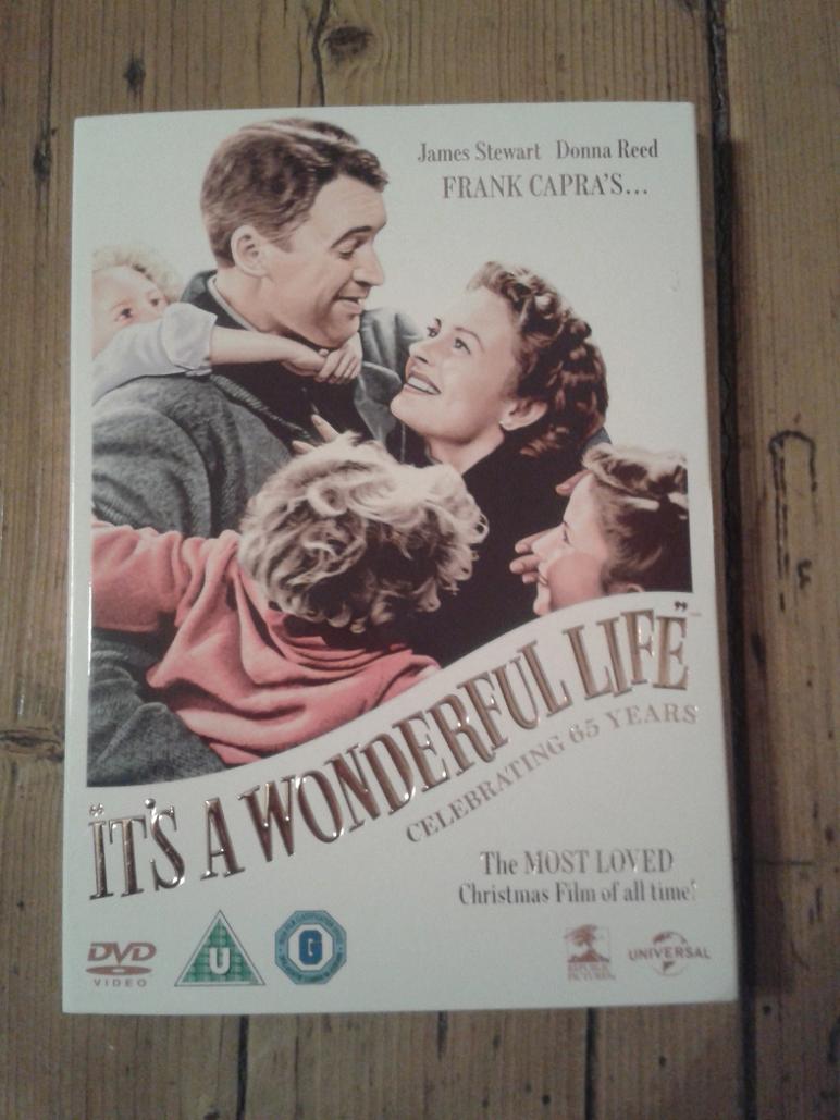 James Stewart It's A Wonderful Life UK 65th Anniversary Dvd Slipcase Cover