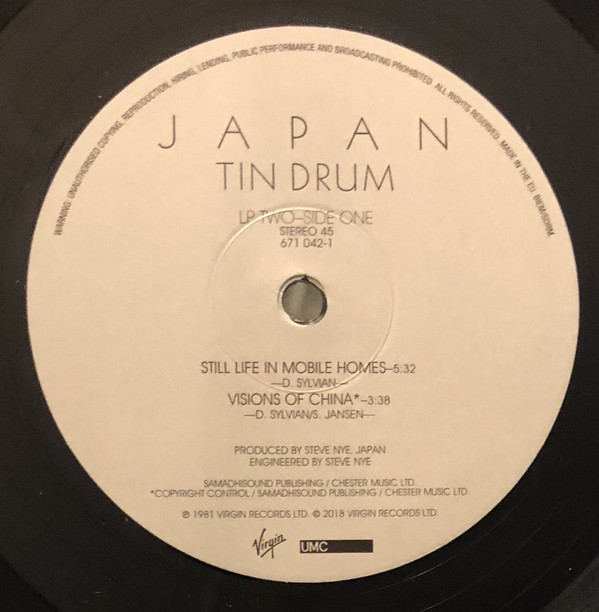 Japan Tin Drum [Half Speed Mastered] [VINYL]